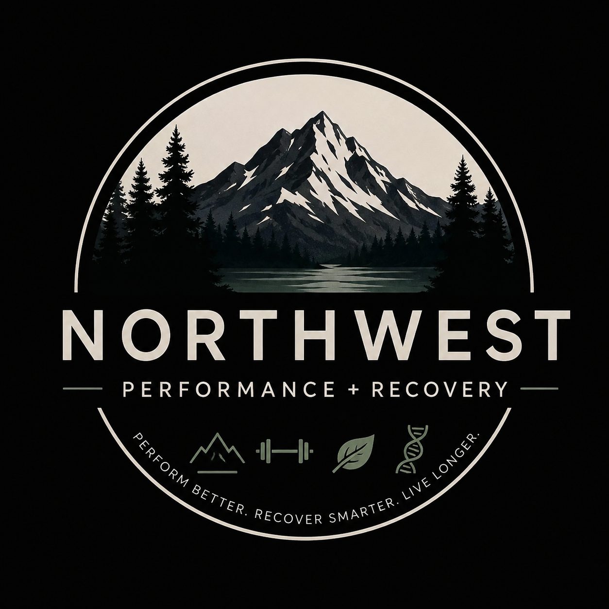 Northwest Performance + Recovery Mountain Logo